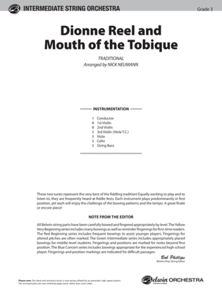 Dionne Reel and Mouth of the Tobique: Score