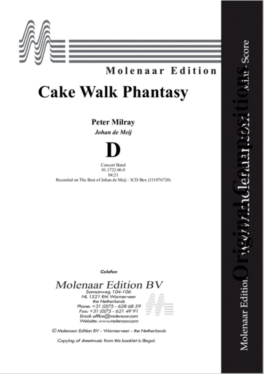 Cake-Walk Phantasy Concert Band scores gallery preview page 2