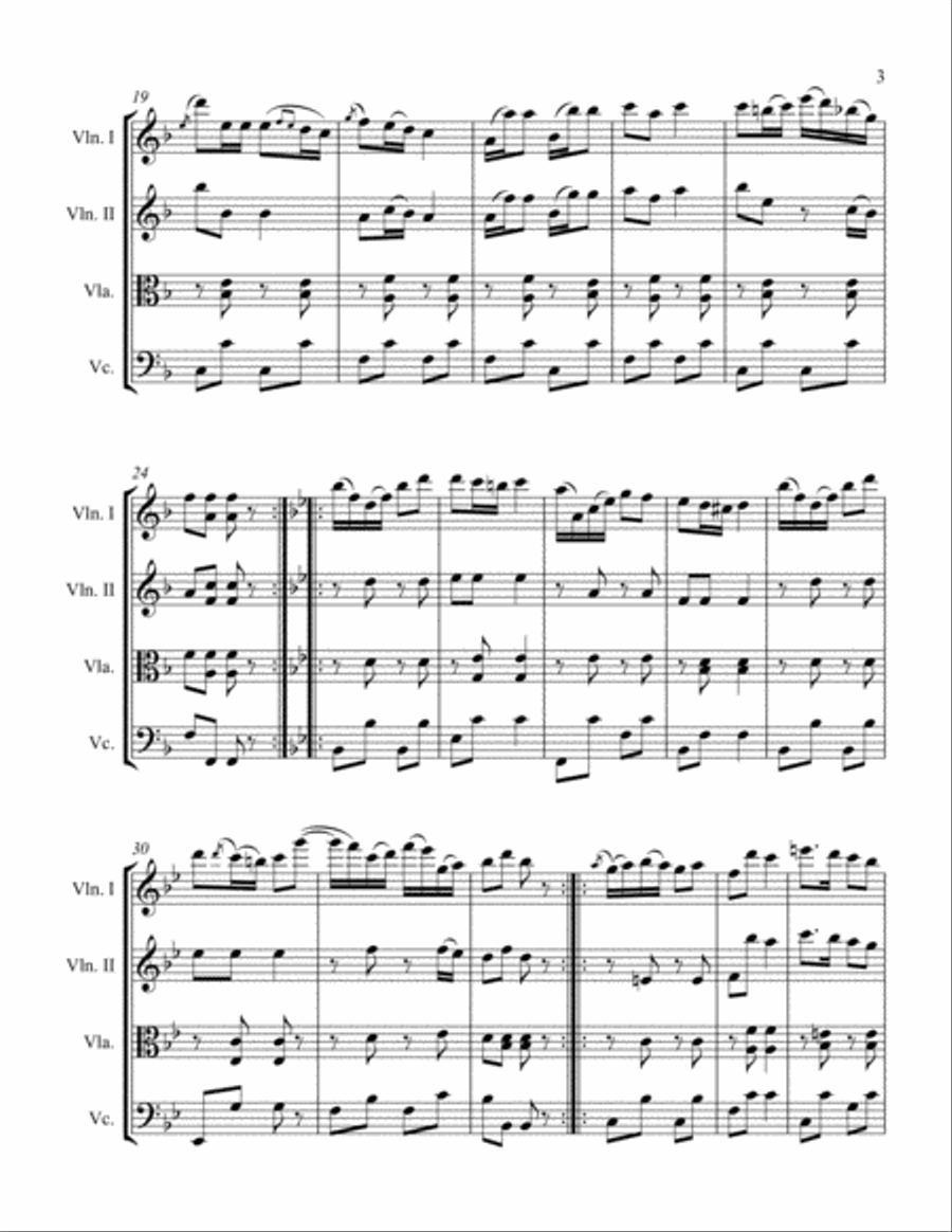 The May Polka String Quartet scores gallery preview page 3
