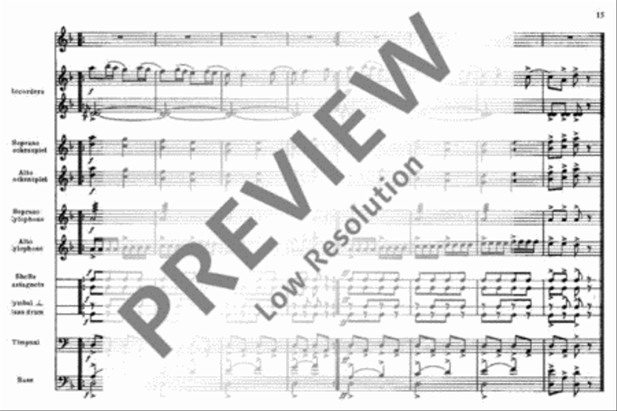 Music for Children Recorder scores gallery preview page 16