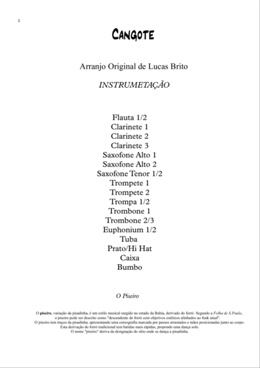 Cangote Cangote Concert Band scores gallery preview page 2
