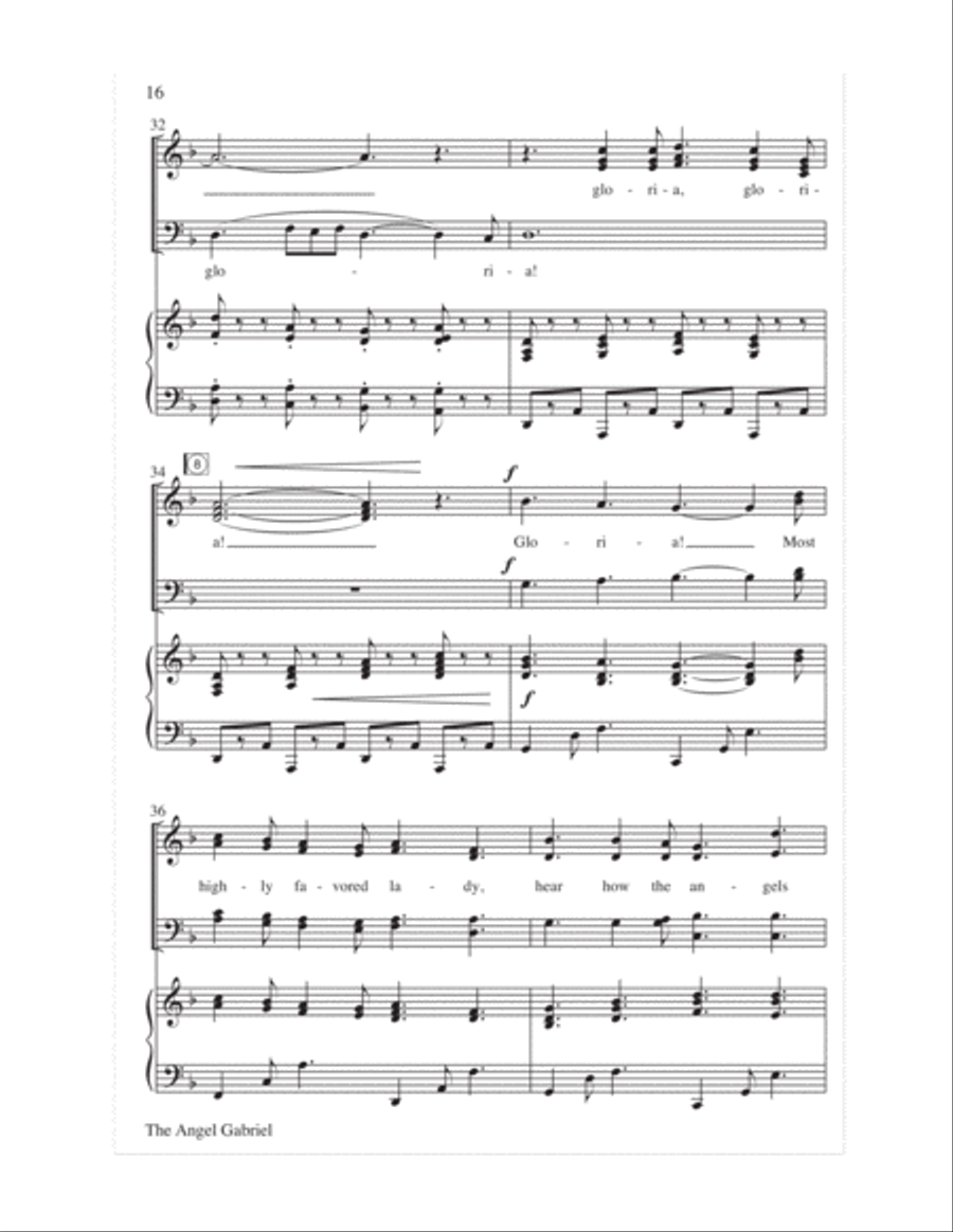 Sing with the Angels!- Score 4-Part scores gallery preview page 19