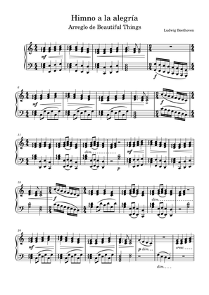 Himno a la alegría-Ludwig Van Beethoven