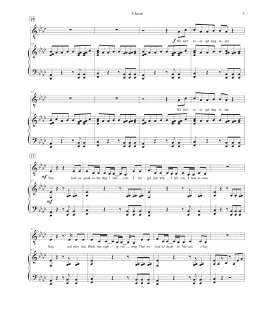 Closer Voice scores gallery preview page 4