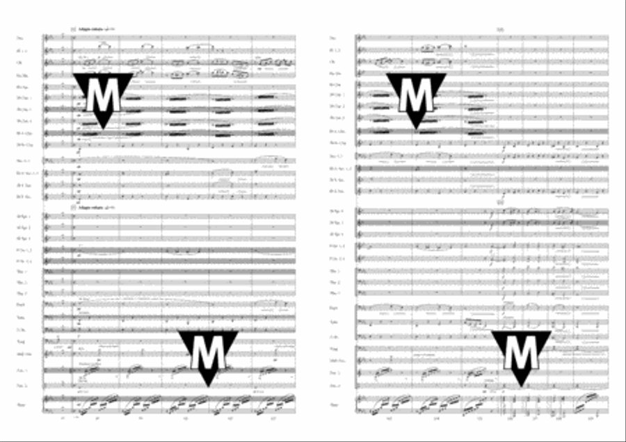 Old Russian Romances Concert Band scores gallery preview page 21