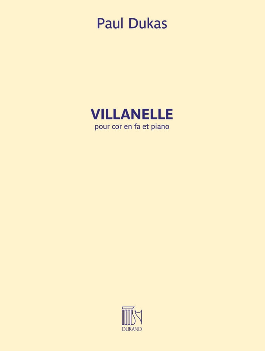 Book cover for Villanelle