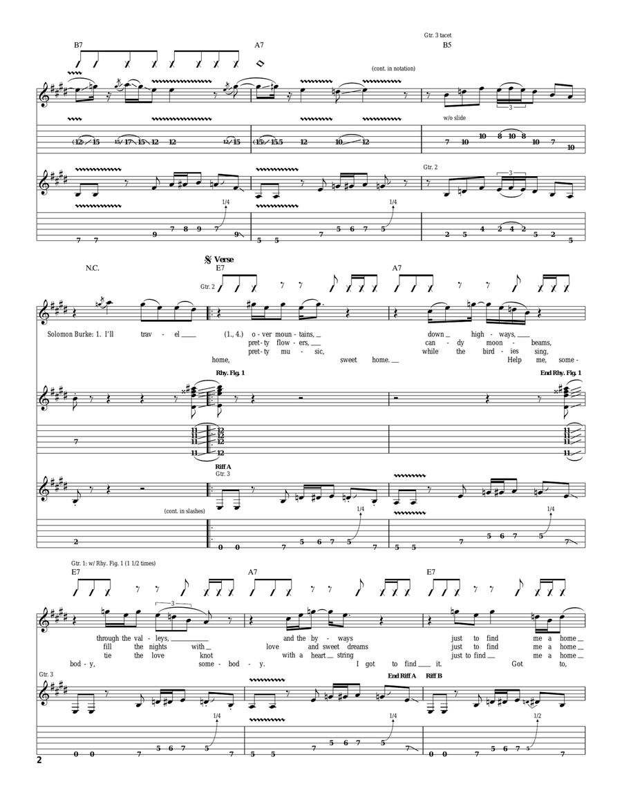 Home In Your Heart Acoustic Guitar scores gallery preview page 2