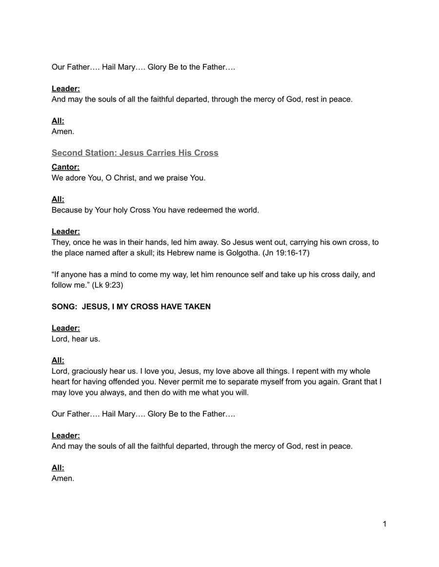 The Way Of The Cross (A Lenten Cantata) (Vocal Score) 4-Part scores gallery preview page 3
