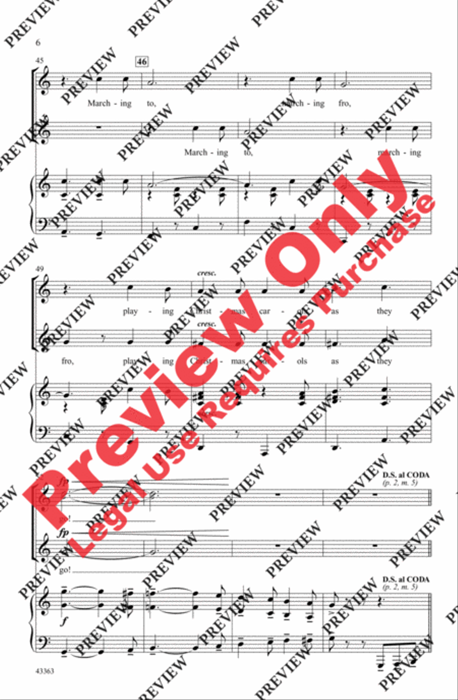 The North Pole Marching Band - SoundTrax CD (CD only) Choir scores gallery preview page 6