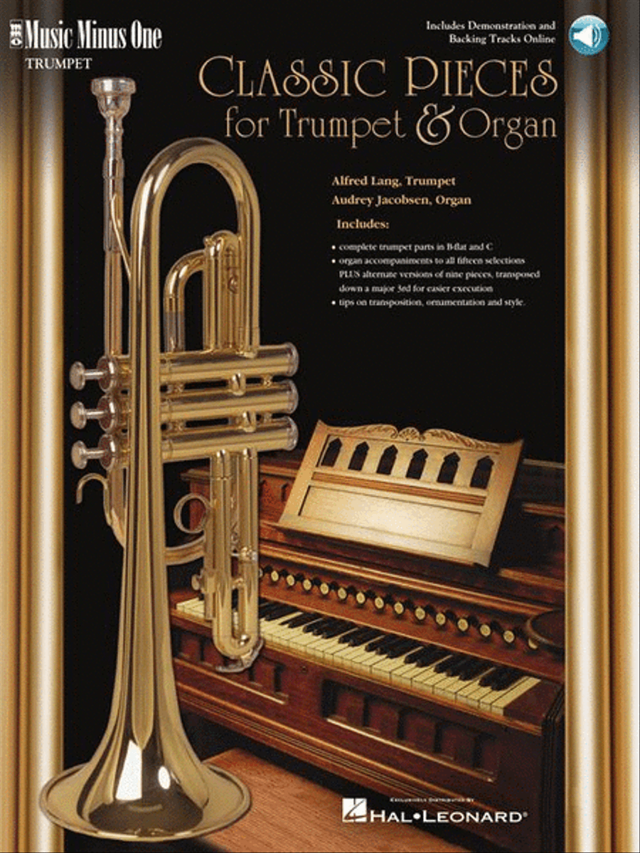 Classic Pieces for Trumpet & Organ - Music Minus One image number null