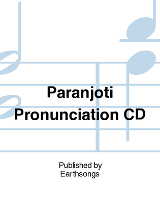 paranjoti pronunciation CD