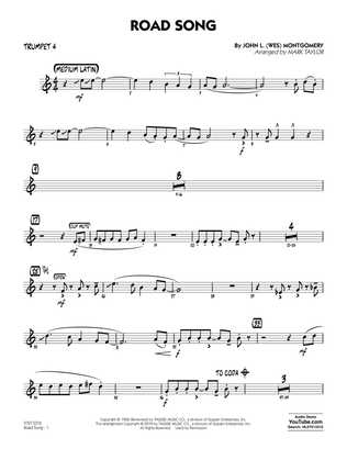 Road Song (arr. Mark Taylor) - Trumpet 4