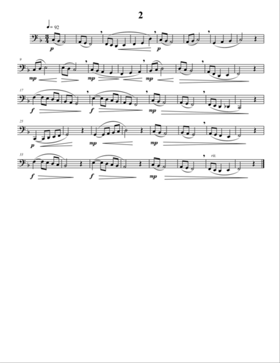 27 Etudes for the Advancing Tuba Player Tuba scores gallery preview page 4