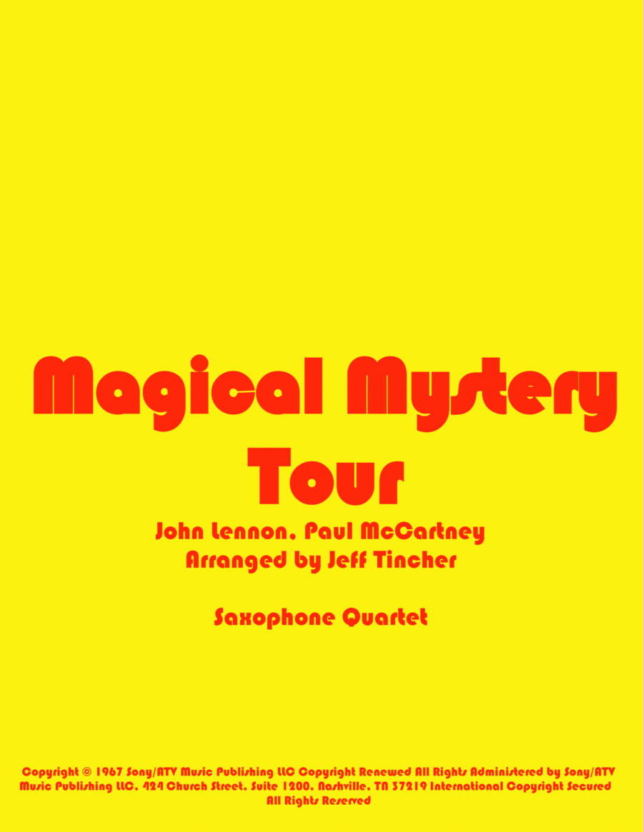 Magical Mystery Tour Woodwind Quartet scores gallery preview page 1