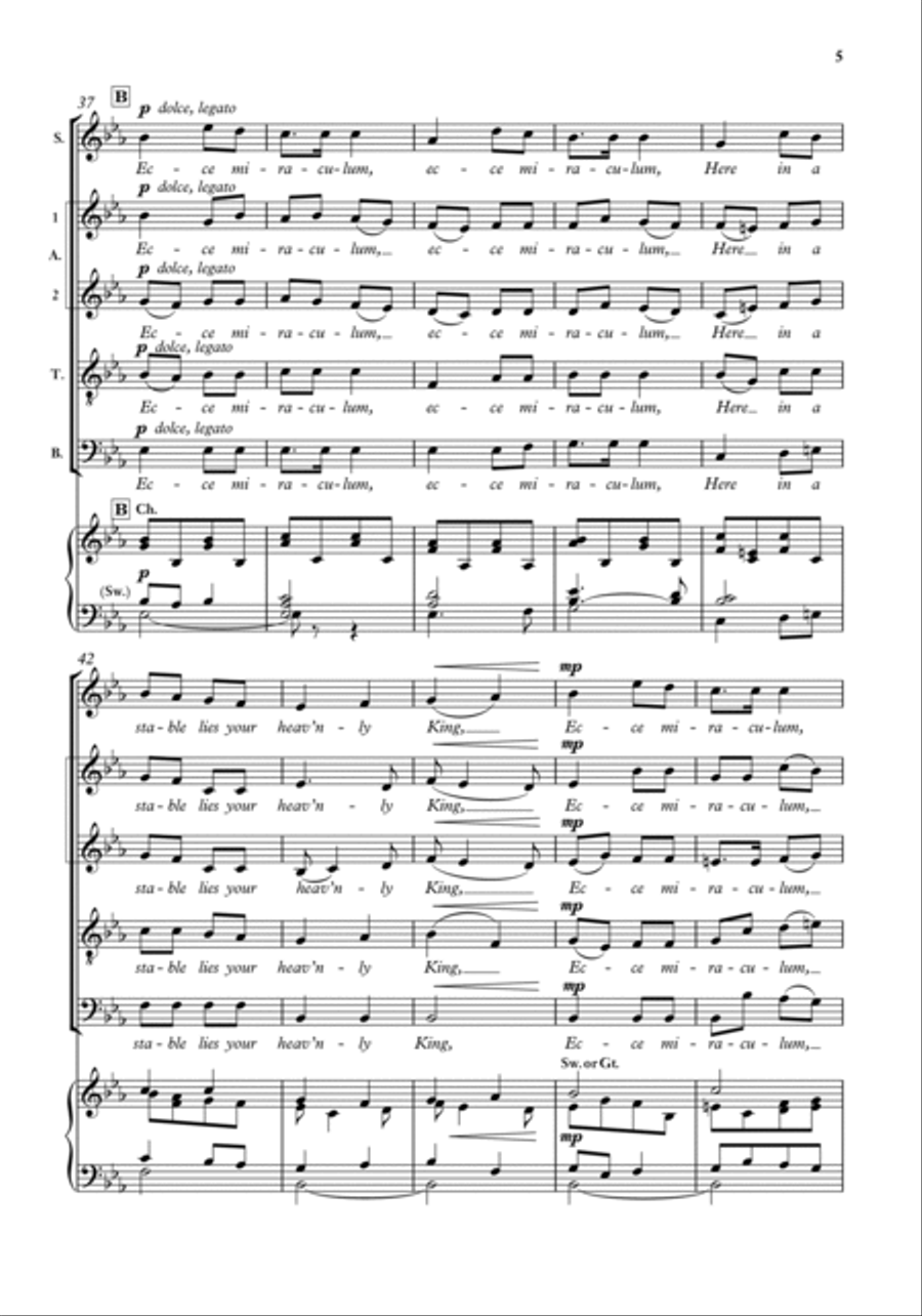 Joseph's Carol Choir scores gallery preview page 5