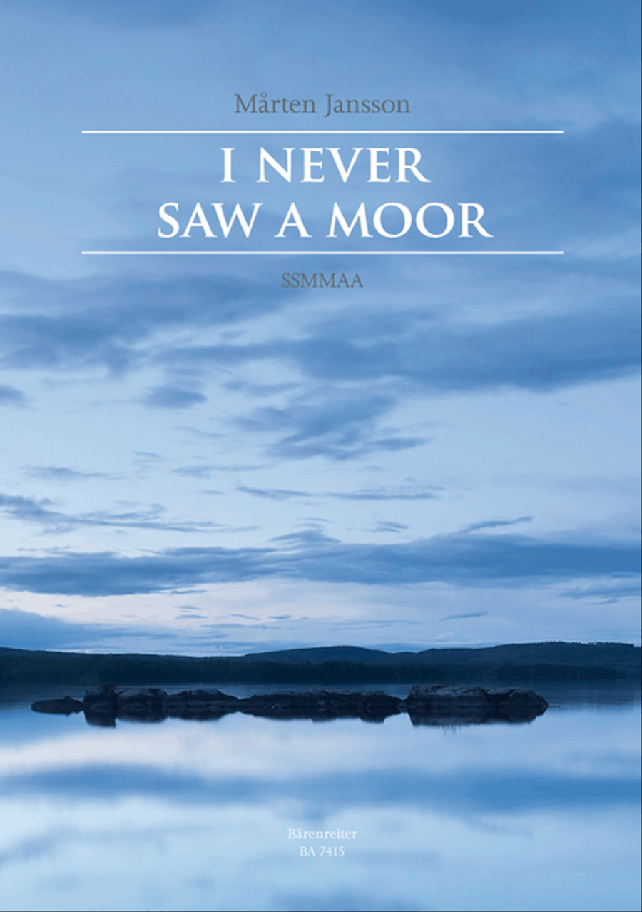 I Never Saw a Moor Women's Choir scores gallery preview page 1
