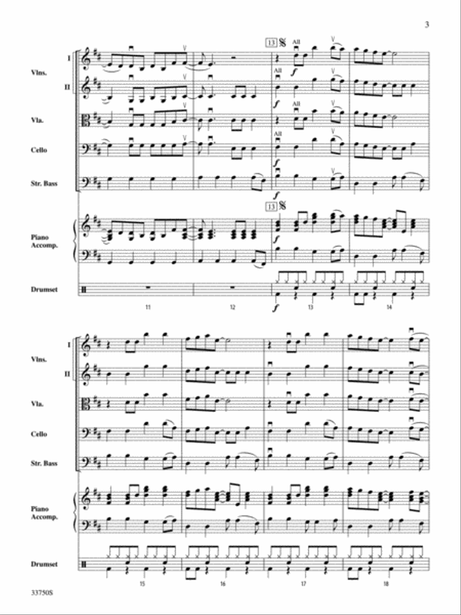21 Guns String Orchestra scores gallery preview page 3