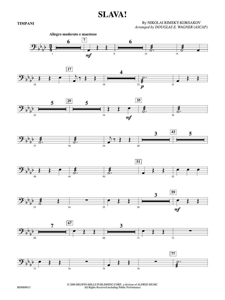 Slava: Timpani