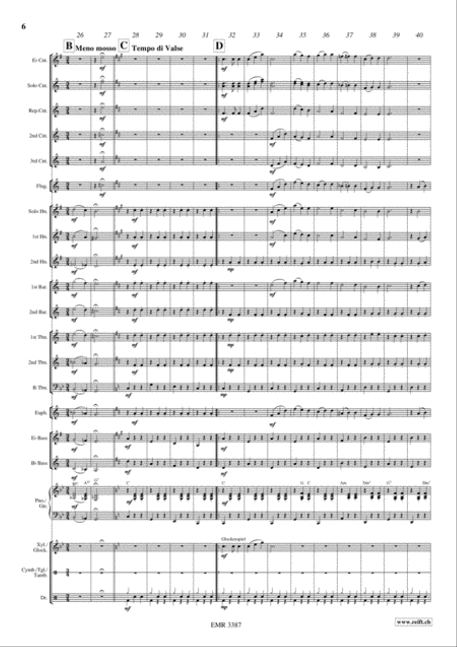 Movie Sequences Brass Band scores gallery preview page 7