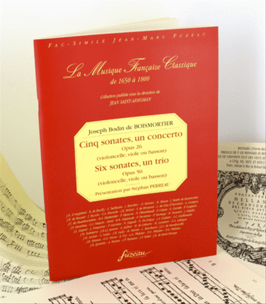 Five sonatas, a concerto (opus 26) - Six sonatas, one trio sonata (opus 50) Bassoon scores gallery preview page 1