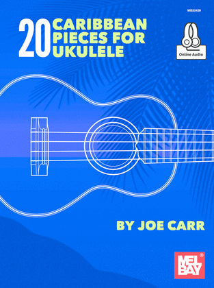 Book cover for 20 Caribbean Pieces for Ukulele