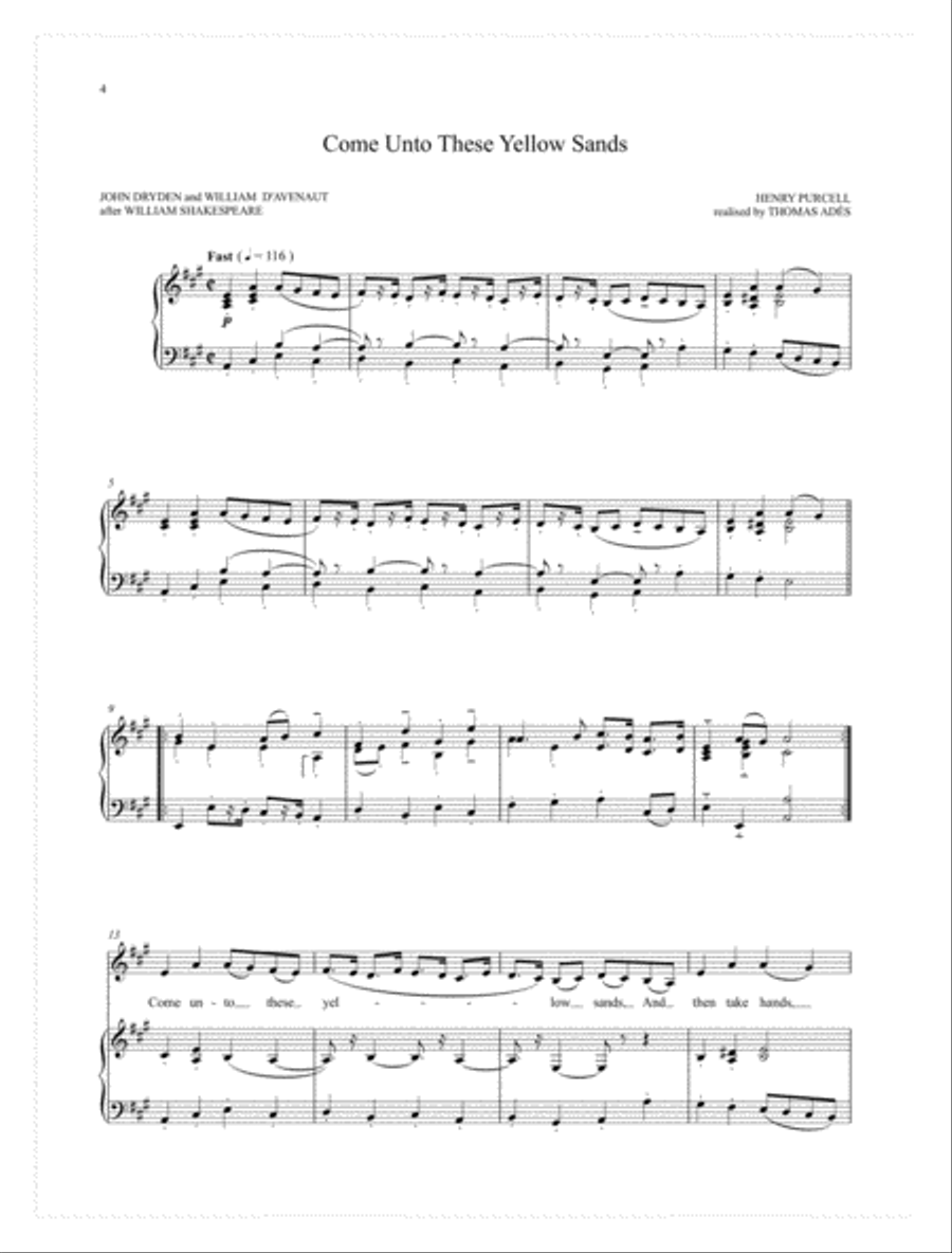 Four Songs Voice scores gallery preview page 3