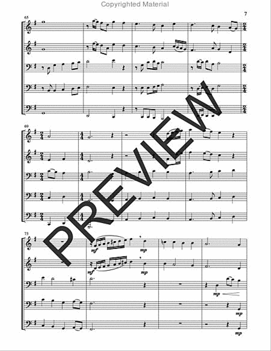 This Joyful Eastertide Horn scores gallery preview page 7
