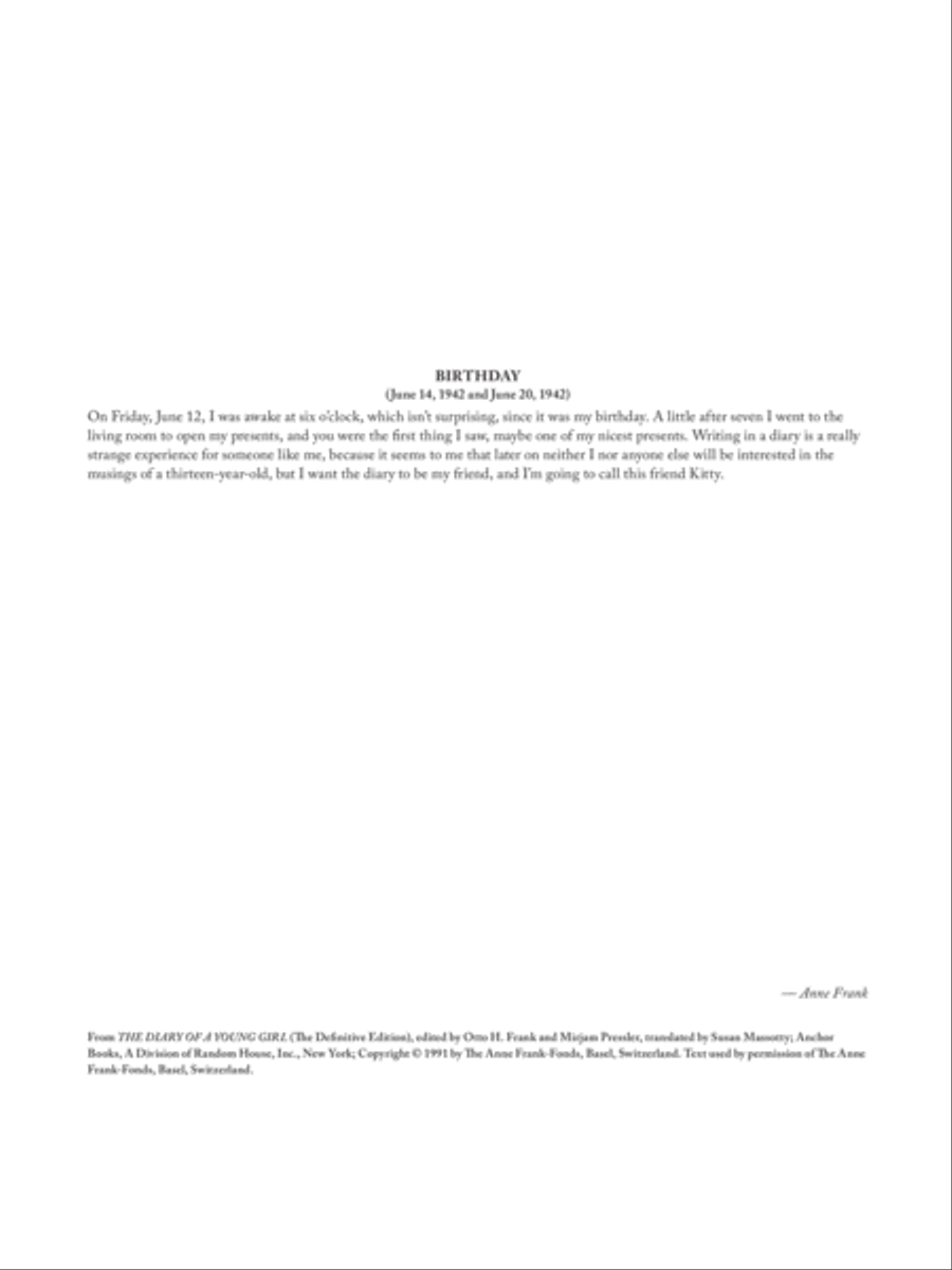 Birthday Birthday Soprano Voice scores gallery preview page 1