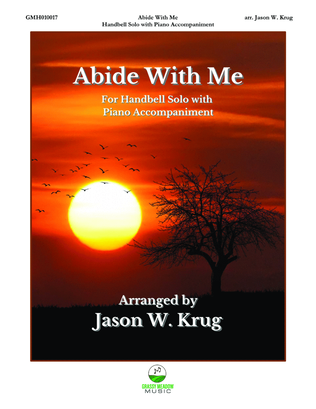 Book cover for Abide With Me (for handbell solo with piano accompaniment)