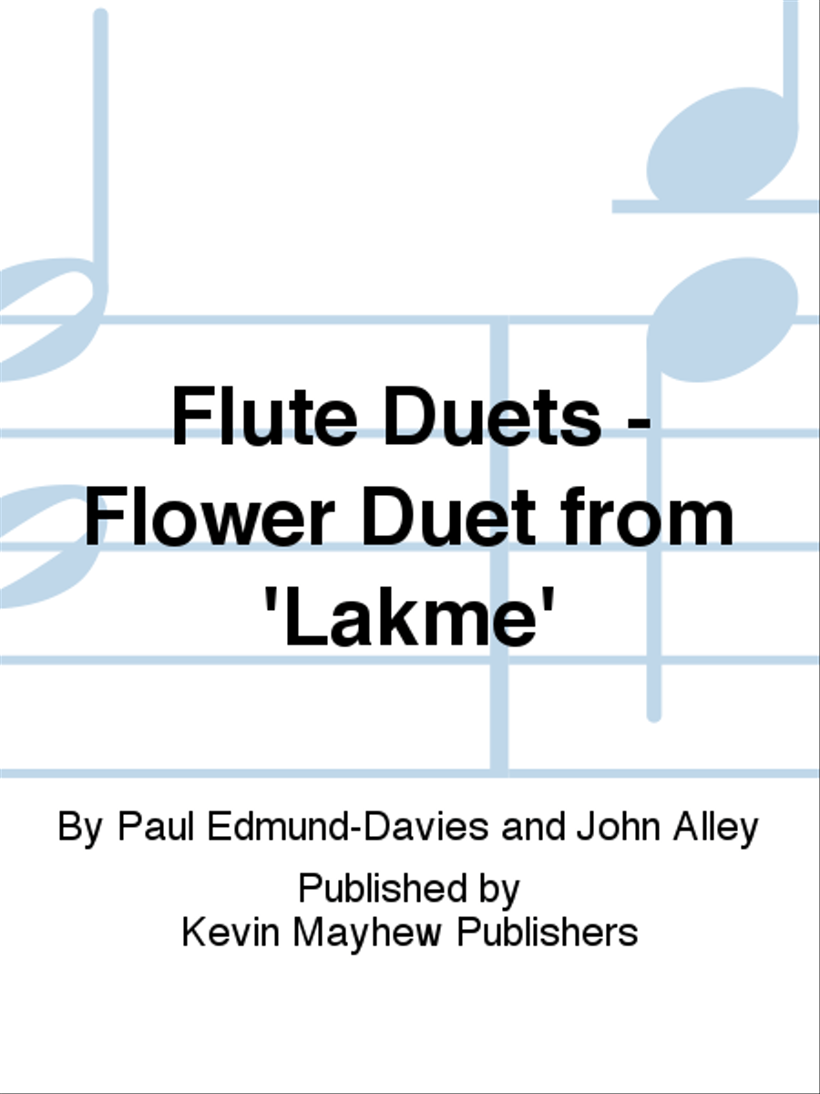 Flute Duets - Flower Duet from 'Lakme' Flute Duet scores gallery preview page 1