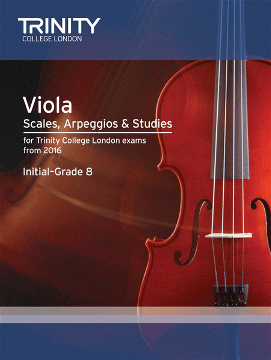 Viola Scales, Arpeggios & Studies Initial-Grade 8 from 2016 Viola scores gallery preview page 1