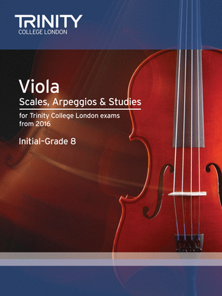 Book cover for Viola Scales, Arpeggios & Studies Initial-Grade 8 from 2016