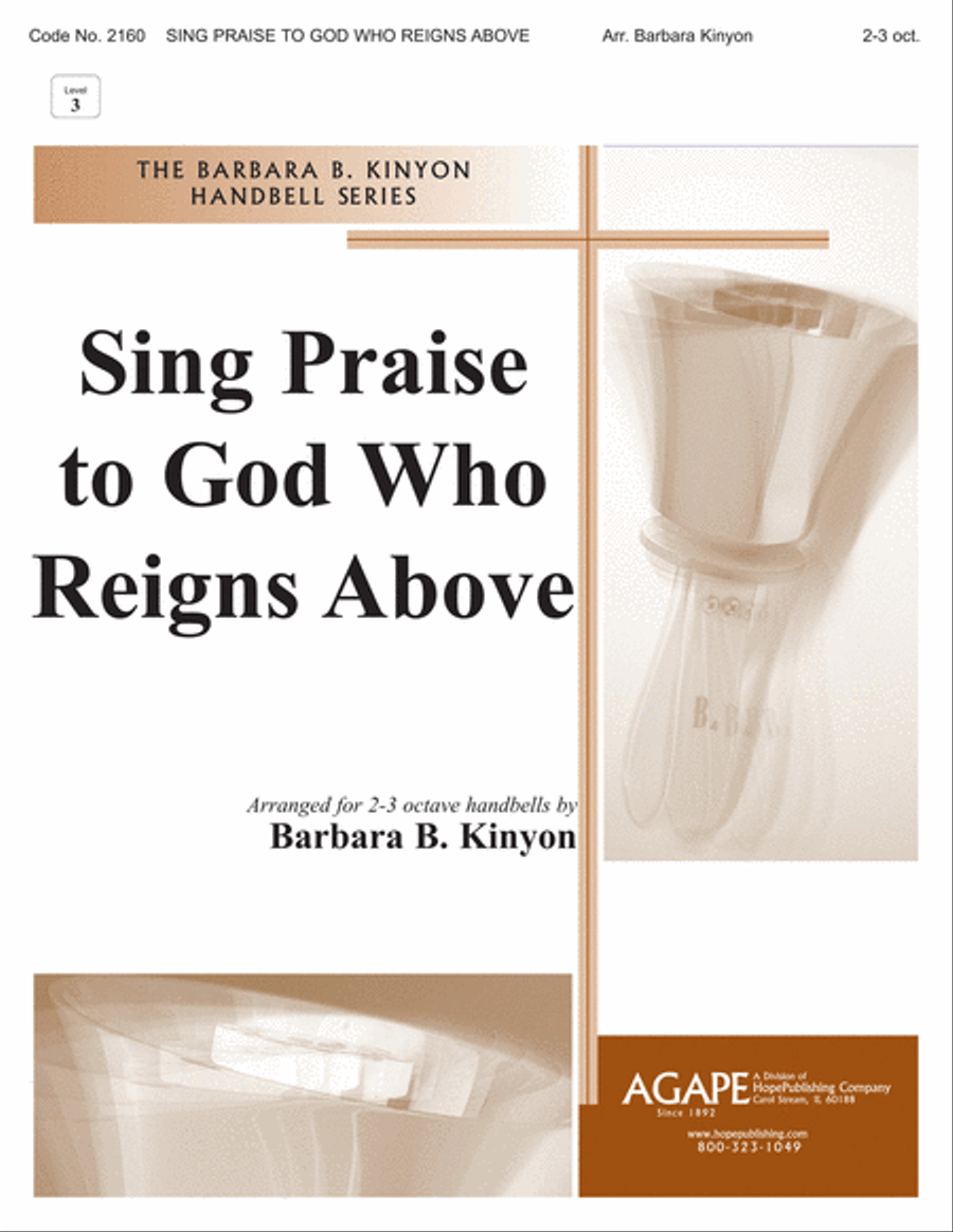 Sing Praise to God Who Reigns Above 3-Octaves scores gallery preview page 1