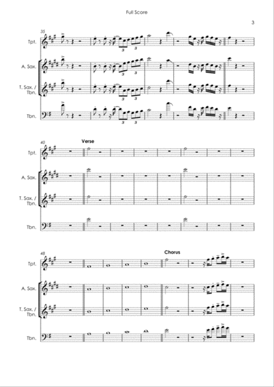 Wings Tenor Saxophone scores gallery preview page 5