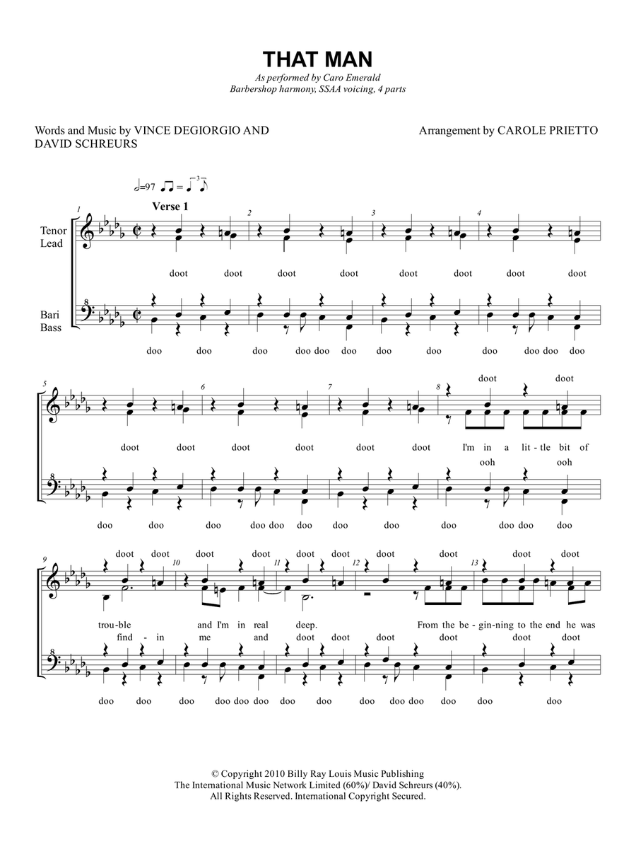 That Man That Man SSAA scores gallery preview page 1