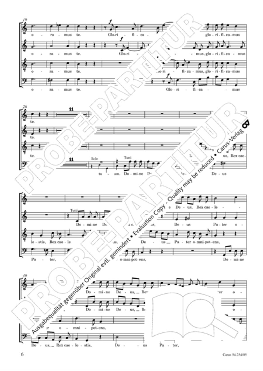 Missa Sancti Hieronymi 4-Part scores gallery preview page 7