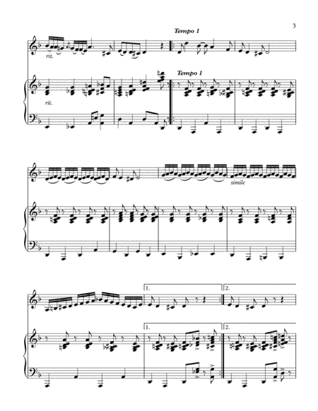 "Czardas"-Piano Background for Trumpet and Piano image number null