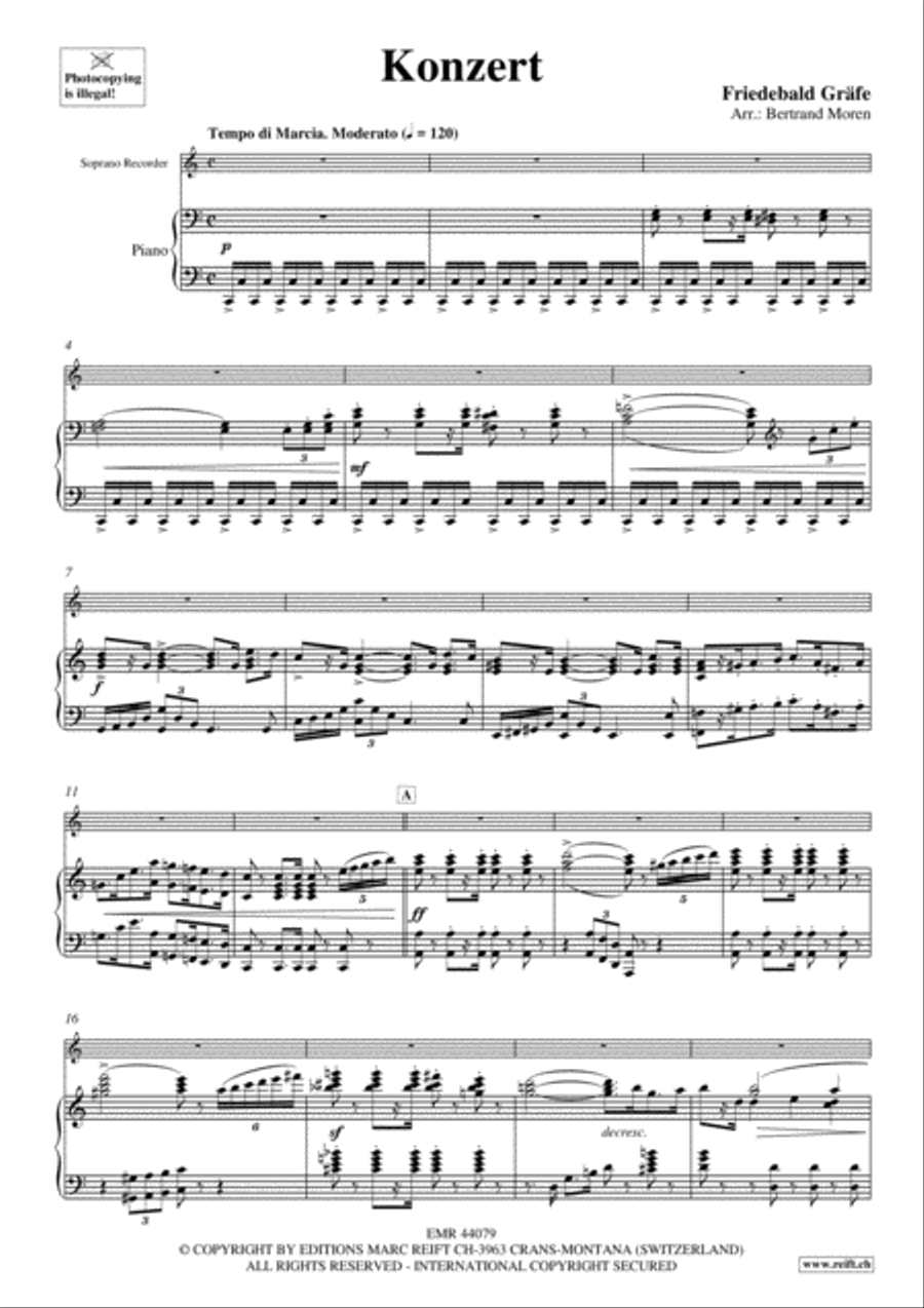 Konzert Soprano Recorder scores gallery preview page 6