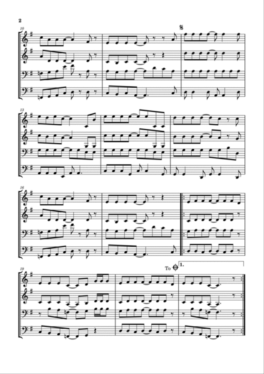 Cinnamon Girl Brass Ensemble scores gallery preview page 3