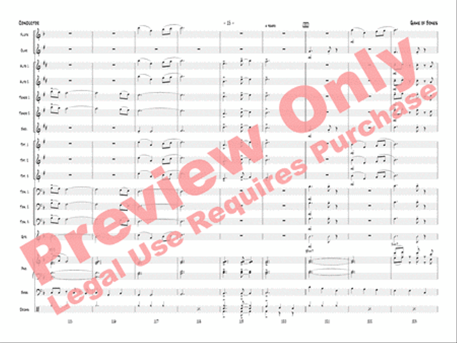 Game of Bones Game of Bones Jazz Ensemble scores gallery preview page 18