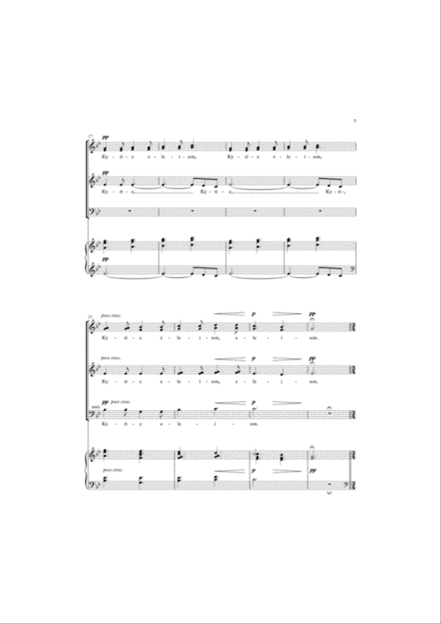 Missa 'Cantate' Missa 'Cantate' 4-Part scores gallery preview page 4