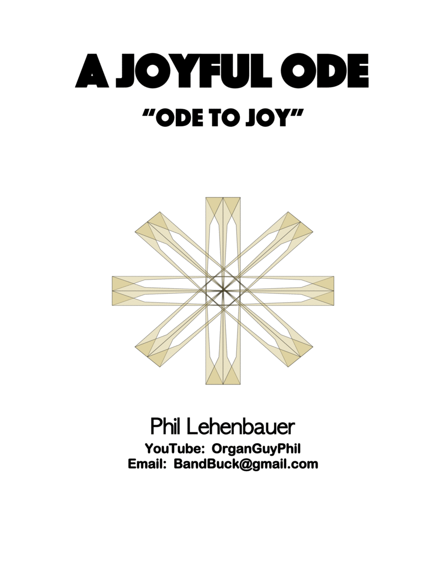 A Joyful Ode (Ode to Joy), organ work by Phil Lehenbauer image number null