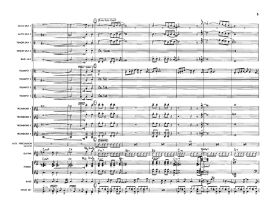 Bahia Bahia Jazz Ensemble scores gallery preview page 5