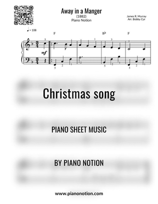 Book cover for Away in a Manger (Piano Solo)