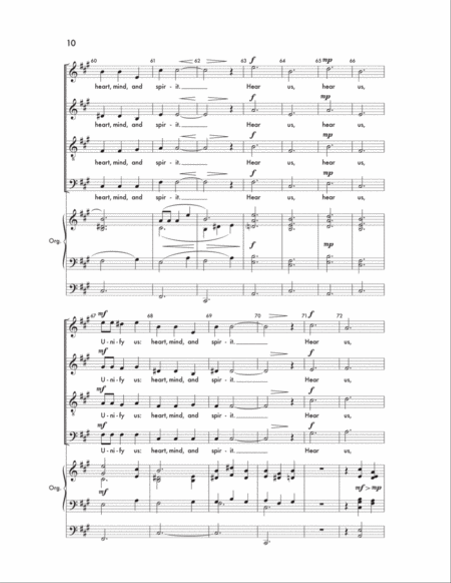 Prayer For The Congregation Divisi scores gallery preview page 9