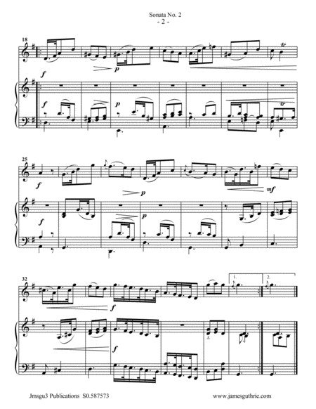 Vivaldi: Sonata No. 2 for Piccolo & Piano image number null