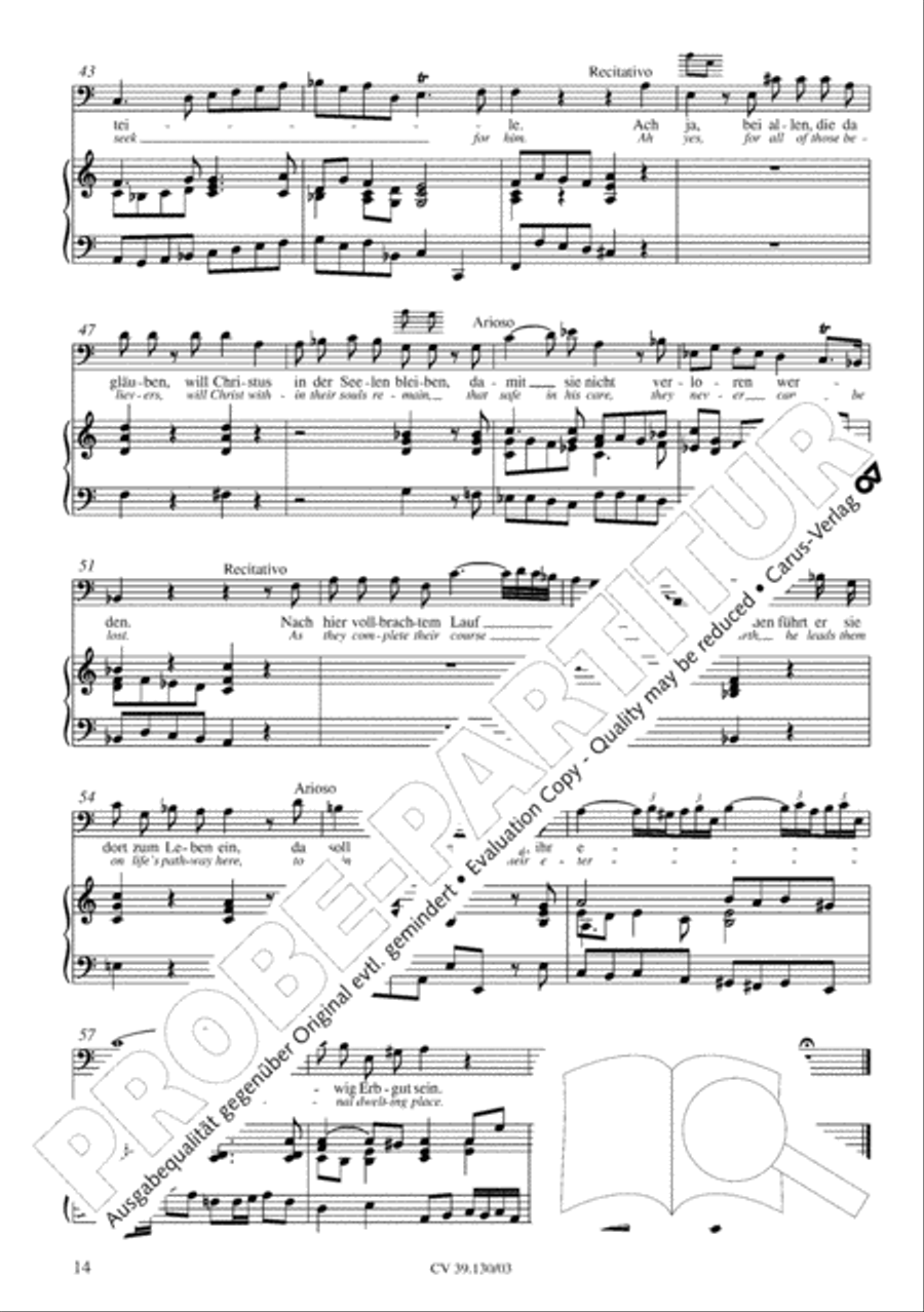 Thereby is revealed unto us the glory of God's favor (Daran ist erschienen die Liebe Gottes) 4-Part scores gallery preview page 15