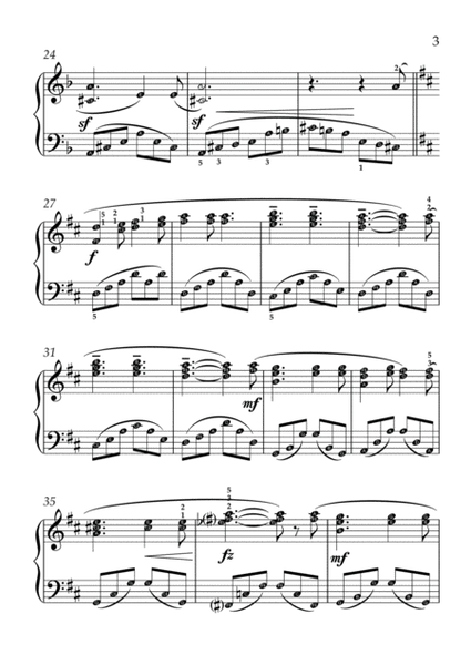 Smetana - Theme from Vltava(With Note name)