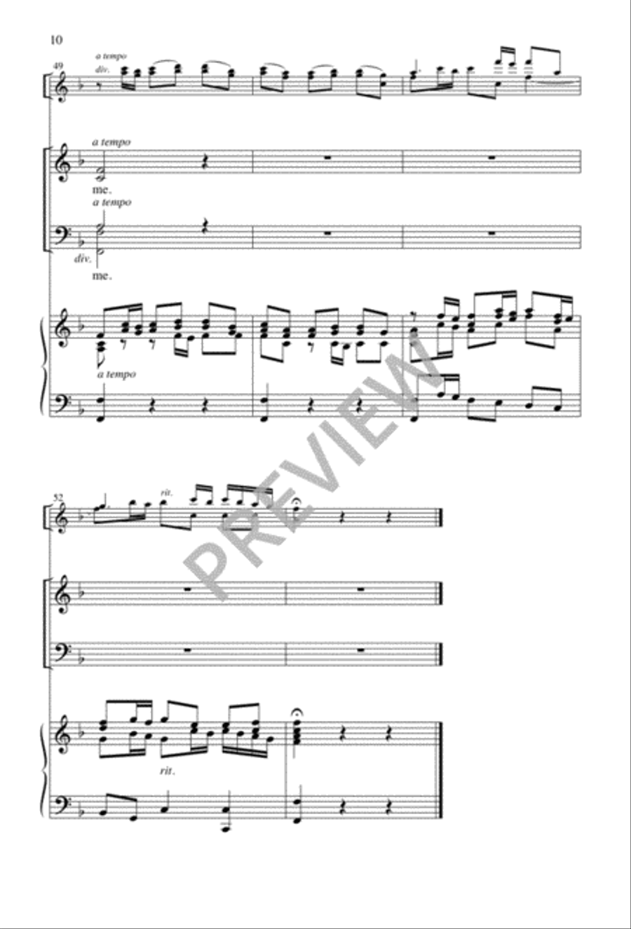 Jesus, Who Didst Ever Guide Me 4-Part scores gallery preview page 11