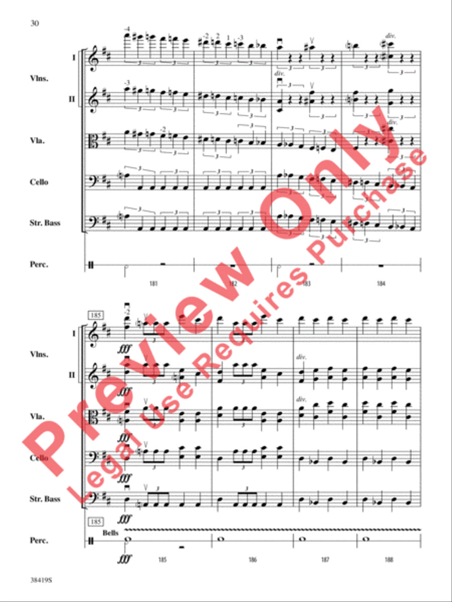 Highlights from the 1812 Overture String Orchestra scores gallery preview page 31